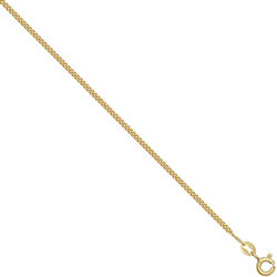 9ct Yellow Curb Chain 16 Inch