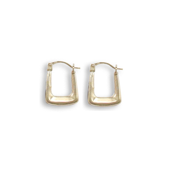 9ct YG Handbag Creole Earrings