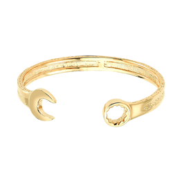 9ct YG Spanner Bangle