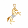 9ct Gold Galloping Horse Pendant
