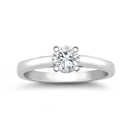 18ct WG 0.75ct Diamond Solitaire Ring