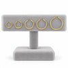 9ct Gold Plain Hoop Earrings