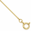 9ct Gold 0.5mm Venetian Box Chain