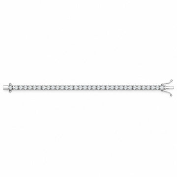 9ct White Gold CZ Tennis Bracelet