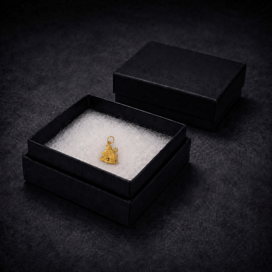 9ct Gold Aquarius Zodiac Pendant