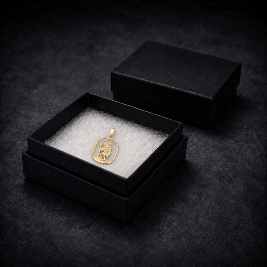 9ct Gold Open St. Christopher Pendant