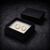 9ct Gold Engraved Creole Earrings