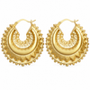 9ct Gold Vintage Creole Earrings