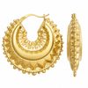 9ct Gold Vintage Creole Earrings