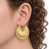 9ct Gold Vintage Creole Earrings
