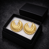 9ct Gold Vintage Creole Earrings