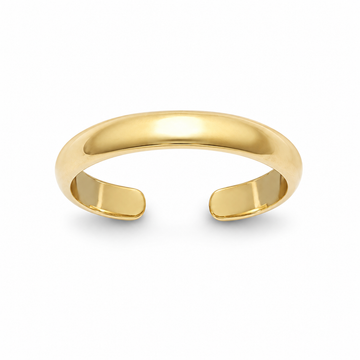 9ct Gold Plain Toe Ring