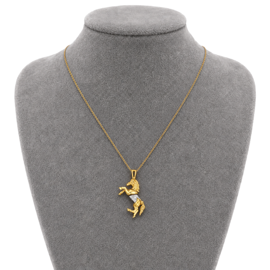 9ct Gold Galloping Horse Pendant