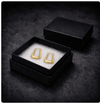 9ct gold handbag creole earrings in their gift box