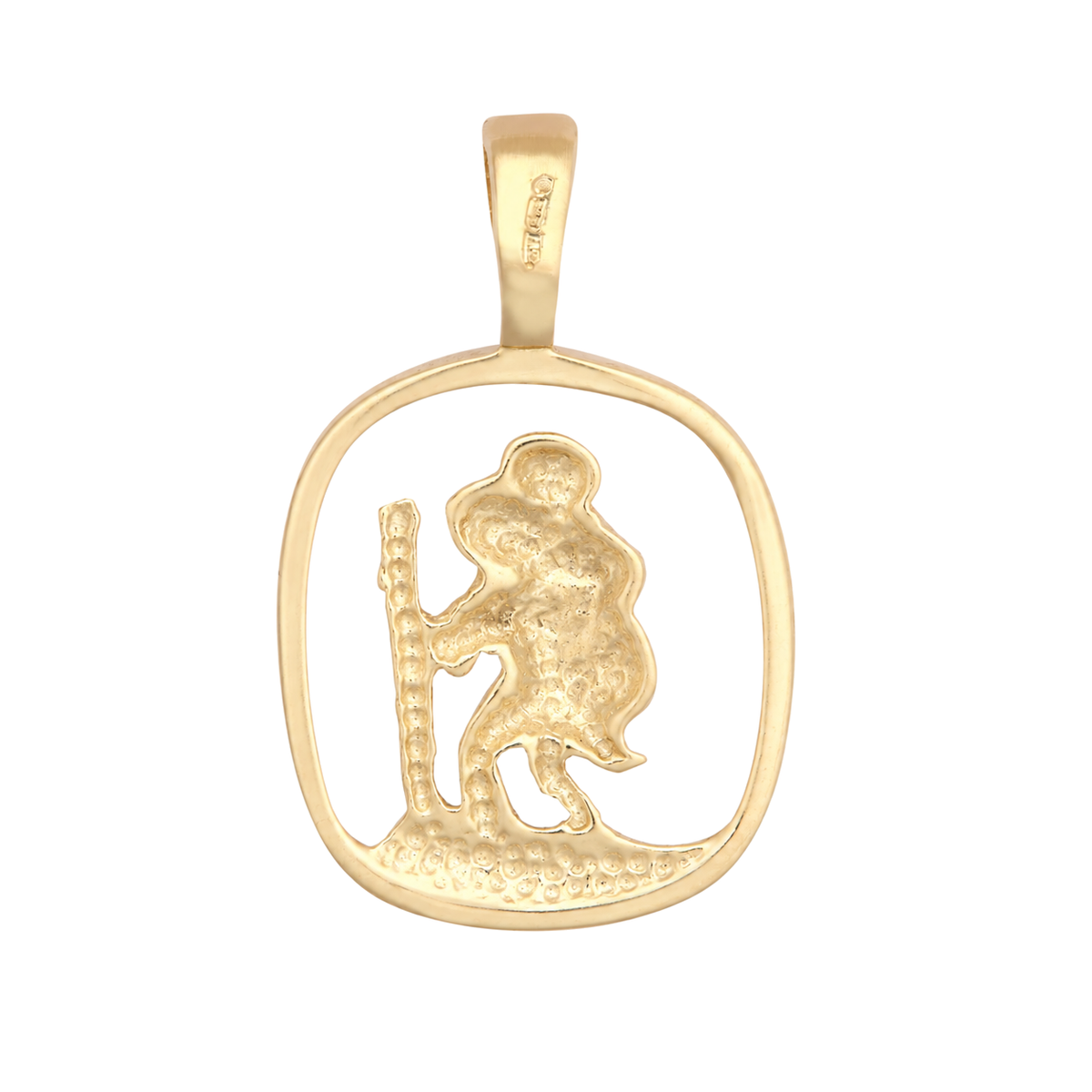 9ct Gold Open St. Christopher Pendant