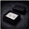 9ct gold CZ starfish stud earrings in their gift box